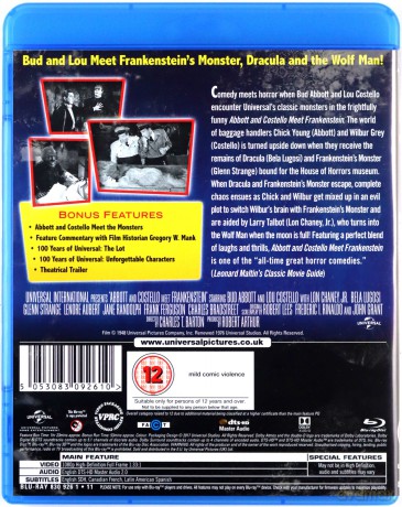 Abbott And Costello Meet Frankenstein [Blu-Ray]
