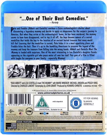 Abbott And Costello Meet The Mummy [Blu-Ray]