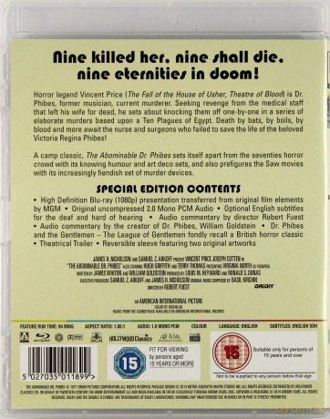 Abominable Dr Phibes [Blu-Ray]