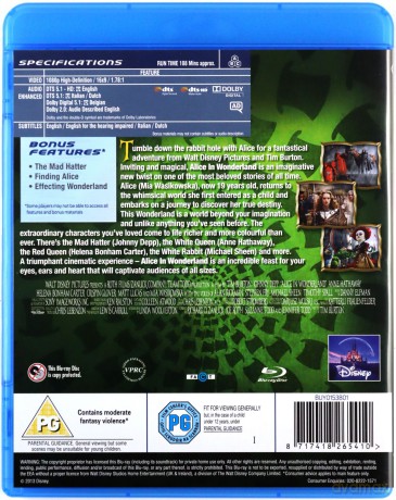 Alice In Wonderland (Alicja w Krainie Czarów) [Blu-Ray]
