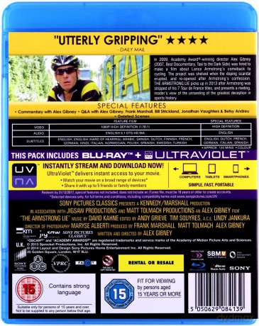 The Armstrong Lie (Kłamstwa Armstronga) [Blu-Ray]