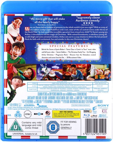 Arthur Christmas [Blu-Ray]