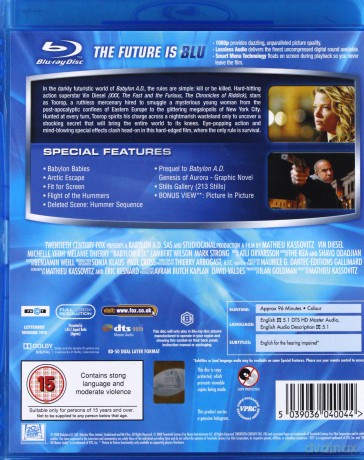 Babylon A.D. (Extended Edition) [Blu-Ray]