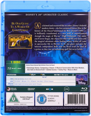 Beauty and The Beast [Blu-Ray]