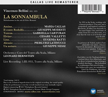 Maria Callas: Bellini: La Sonnambula (Milano, 05/03/1955) [2CD]