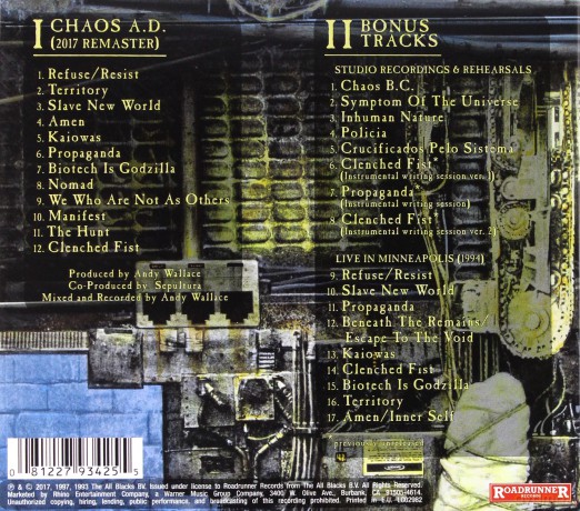 Sepultura: Chaos A.D. (Expanded Edition) [2CD]