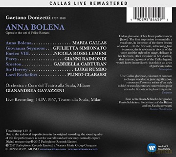 Maria Callas: Donizetti: Anna Bolena (Milano, 14/04/1957) [2CD]