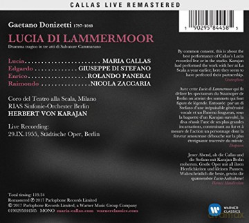 Maria Callas: Donizetti: Lucia Di Lammermoor (Berlin, 29/09/1955) [2CD]
