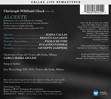Maria Callas: Gluck: Alceste (Milano, 04/04/1954) [2CD]