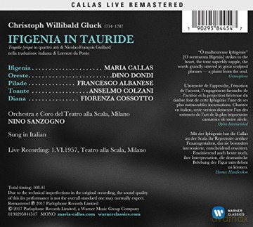 Maria Callas: Gluck: Ifigenia In Tauride (Milano, 01/06/1957) [2CD]