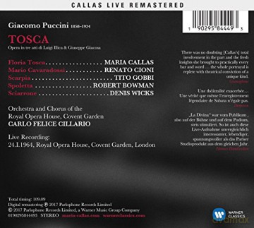 Maria Callas: Puccini: Tosca (Covent Garden, 24/01/1964) [2CD]