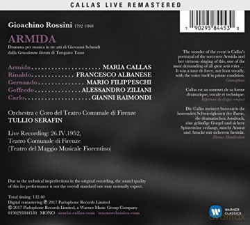 Maria Callas: Rossini: Armida (Firenze, 26/04/1952) [2CD]