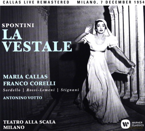 Maria Callas: Spontini: La Vestale (Milano, 07/12/1954) [2CD]