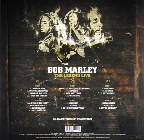 Bob Marley & The Wailers: The Legend Live In Santa Barbara [3xWinyl]