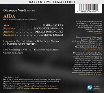 Maria Callas: Verdi: Aida (Mexico, 03/07/1951) [2CD]