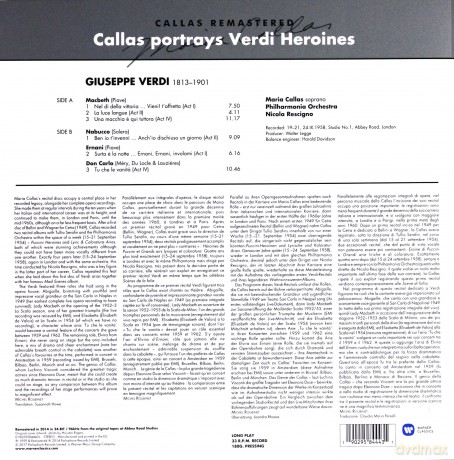 Maria Callas: Verdi: Callas Portrays Verdi Heroines (Studio Recital) [Winyl]