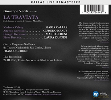 Maria Callas: Verdi: La Traviata (Lisboa, 27/03/1958) [2CD]