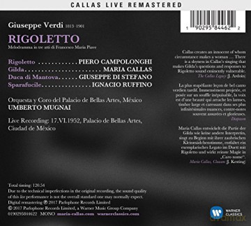 Maria Callas: Verdi: Rigoletto (Mexico, 17/06/1952) [2CD]