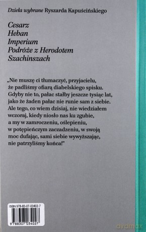 Cesarz - Ryszard Kapuściński [KSIĄŻKA]