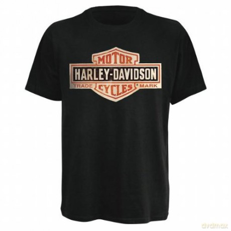 Harley Davidson: Genuine Retro (M) Black [T-SHIRT]