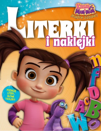 Literki i naklejki Kasia i Mim Mim. Mądre zabawy (Tom 1) [KSIĄŻKA]