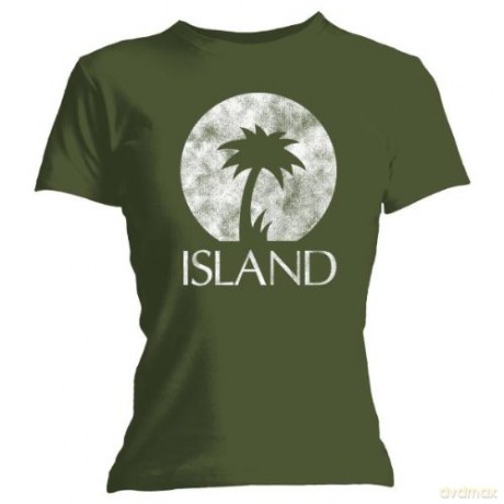 Island Records: White Palm Green (M) Skinny [T-SHIRT]