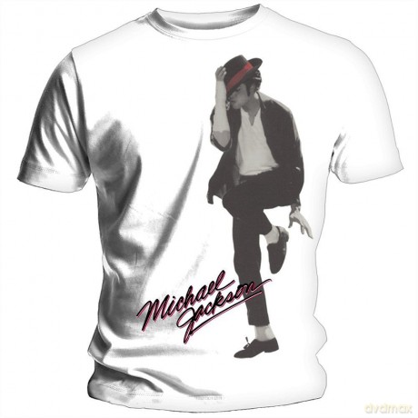 Michael Jackson: Dancer At Large (L) White (Polybag) [T-SHIRT]