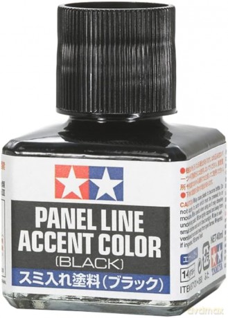 Panel Accent Black