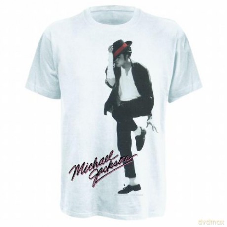 Michael Jackson: Dancer At Large (S) White (Polybag) [T-SHIRT]