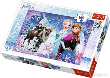 TREFL 160 el. Frozen - Zimowe przygody (15344) [PUZZLE]