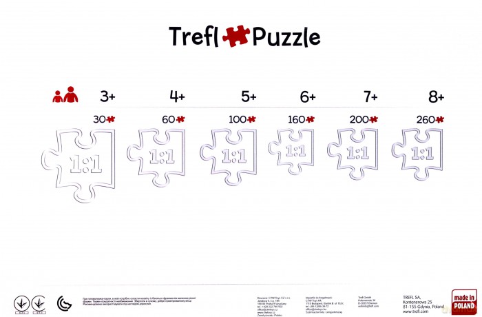 TREFL 24 el. Maxi, Wesołe samoloty - Super Wings (14252) [PUZZLE]