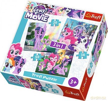 TREFL 3w1 My Little Pony, Magia przyjaźni [PUZZLE]