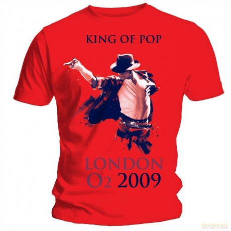 Michael Jackson: King of Pop (M) Red (Polybag) [T-SHIRT]