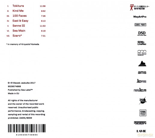 Sławomir Jaskułke: Slawek Jaskulke Solo In Concert Tokyo 2016 [CD]