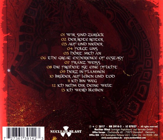 Die Apokalyptischen Reiter: Der Rote Reiter [CD]