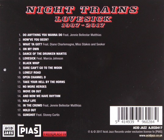 Night Trains: Lovesick 1987-2017 [CD]