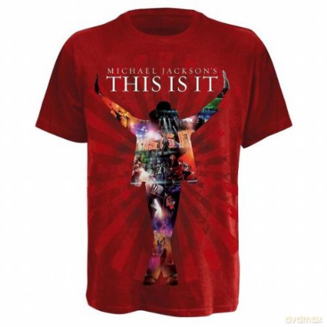Michael Jackson: Movie Collage (M) Red [T-SHIRT]