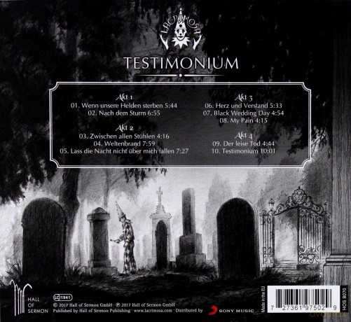 Lacrimosa: Testimonium (digipack) [CD]