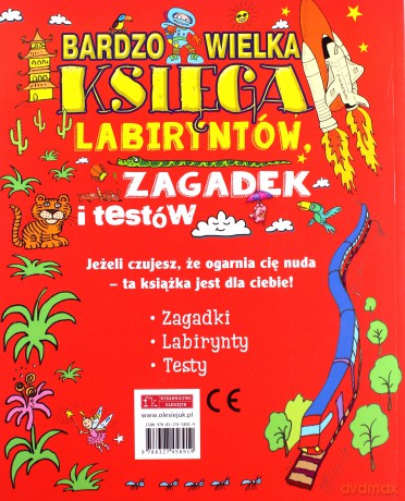 Bardzo wielka księga labiryntów, zagadek i testów [KSIĄŻKA]