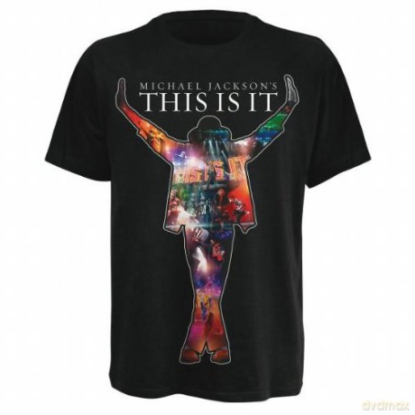 Michael Jackson: Movie Silhouette (S) Black [T-SHIRT]