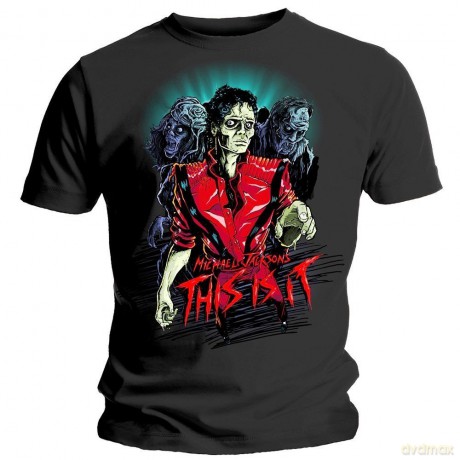 Michael Jackson: Zombie (M) Black (Polybag) [T-SHIRT]