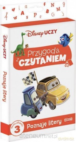 Disney uczy Filmy. Przygoda z Czytaniem. Poznaję [KSIĄŻKA]