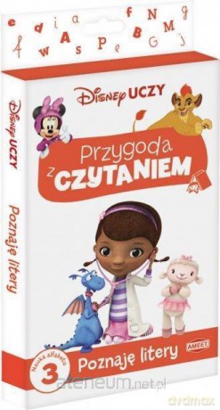 Disney uczy. Przygoda z czytaniem. Poznaję litery [KSIĄŻKA]