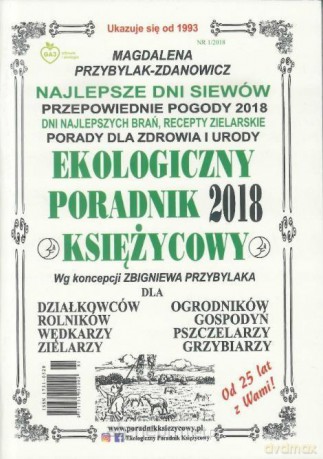 Ekologiczny Poradnik Księżycowy 2018 - Magdalena Przybylak Zdanowicz [KSIĄŻKA]