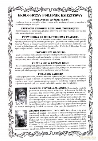 Ekologiczny Poradnik Księżycowy 2018 - Magdalena Przybylak Zdanowicz [KSIĄŻKA]