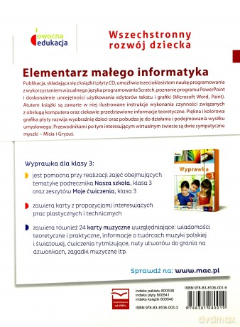 Elementarz małego informatyka Szkoła podstawowa 3 Podręcznik [KSIĄŻKA]