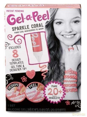 Gel-a-Peel Zestaw podstawowy - błyszczący koralowy