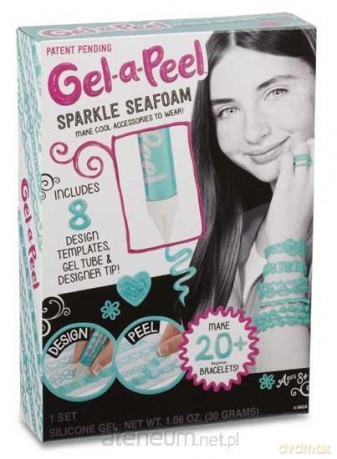 Gel-a-Peel Zestaw podstawowy - błyszczący turkus