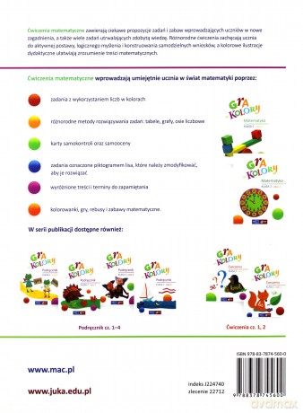 Gra w kolory. Matematyka Szkoła podstawowa 2 cz.2 [KSIĄŻKA]