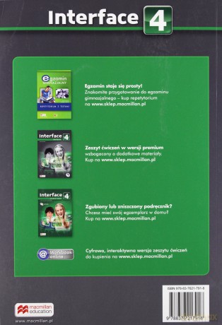 Interface 4. Zeszyt do języka angielskiego [KSIĄŻKA]